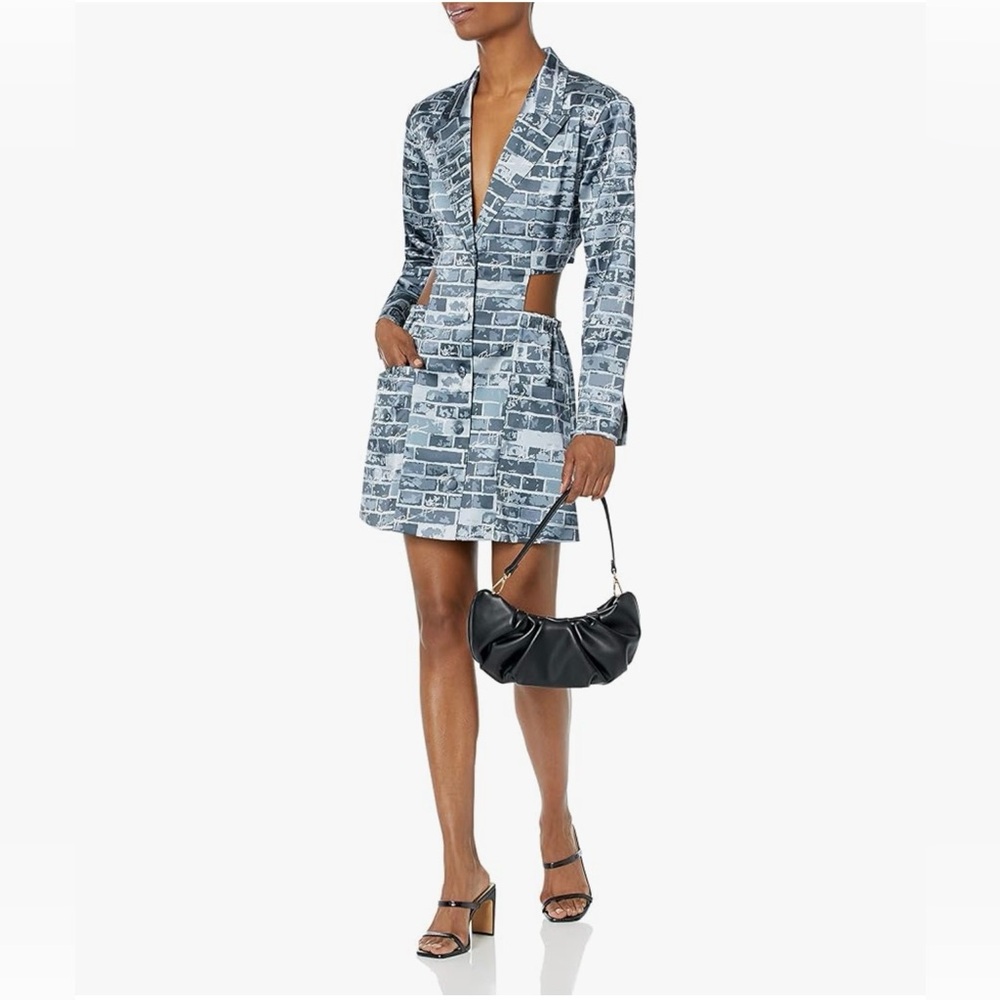 Romeo Hunte The Drop Gray Patterned Jacket